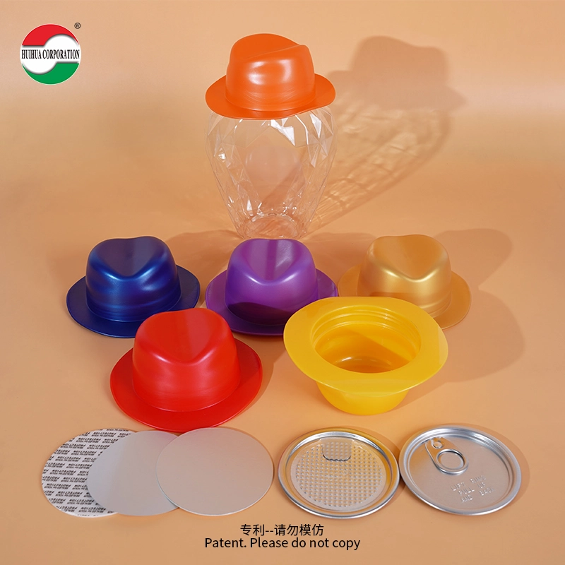 diamond shape patent PET jar with lids - Huihua diamond shape patent PET jar with lids - Huihua