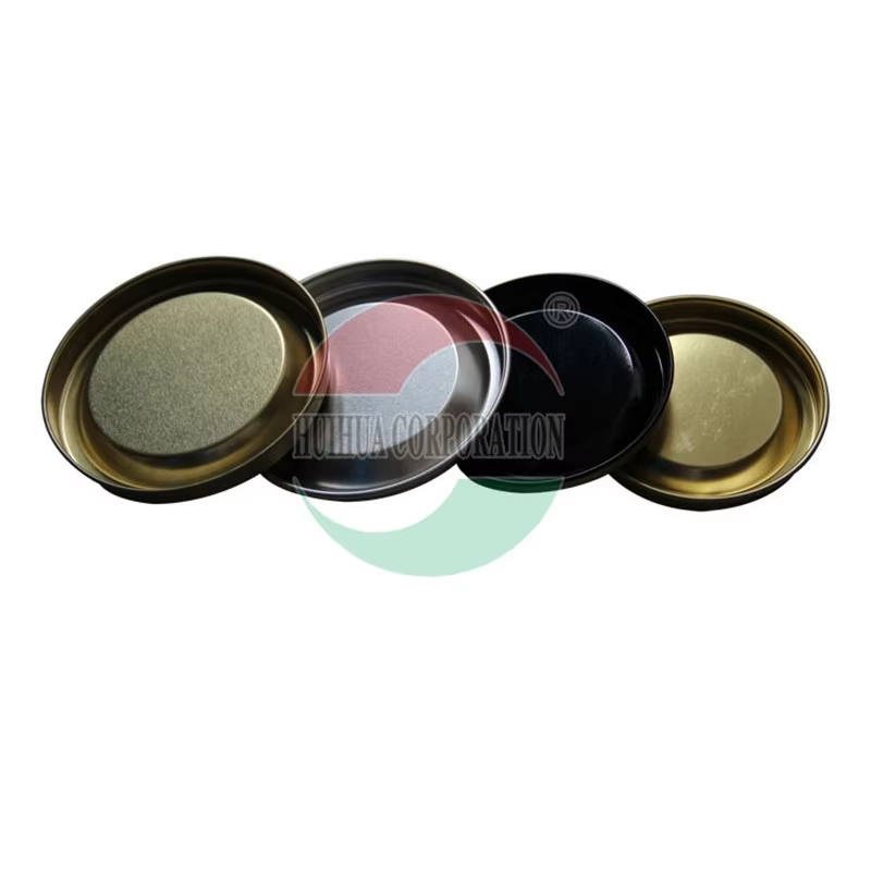 custom color metal lids - Huihua