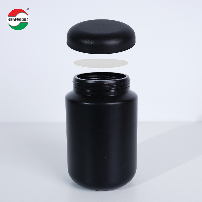 pill shape HDPE jars