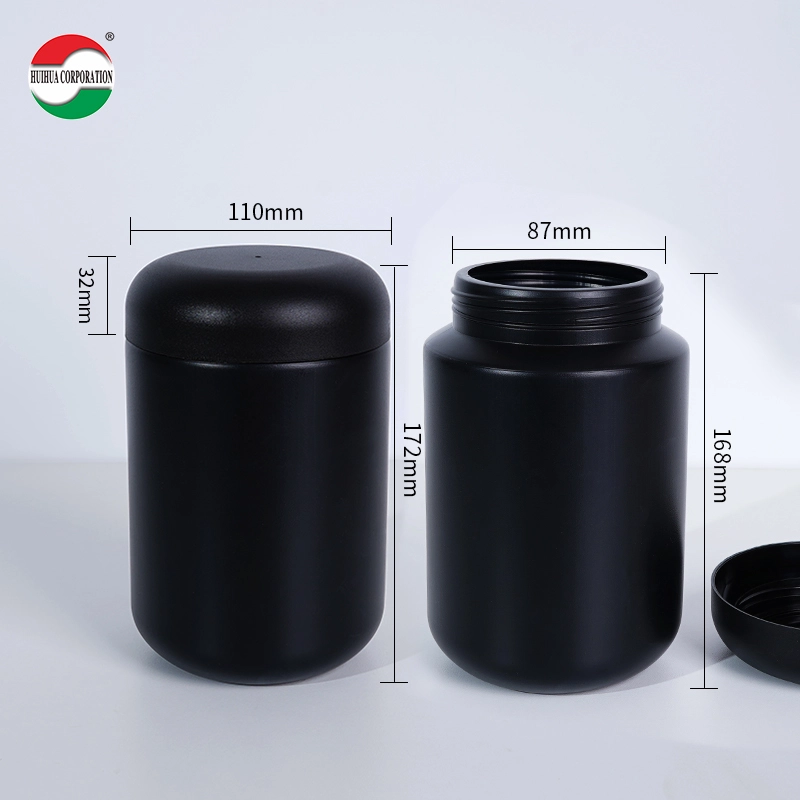 pill shape HDPE jars - Huihua