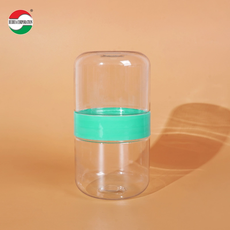Two Layers Clear PET Plastic Jar - Huihua Two Layers Clear PET Plastic Jar - Huihua