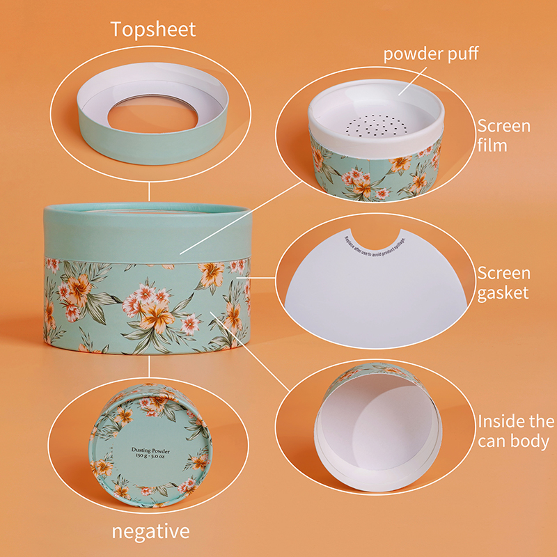 paper tube packaging with pvc window paper tube packaging with pvc window