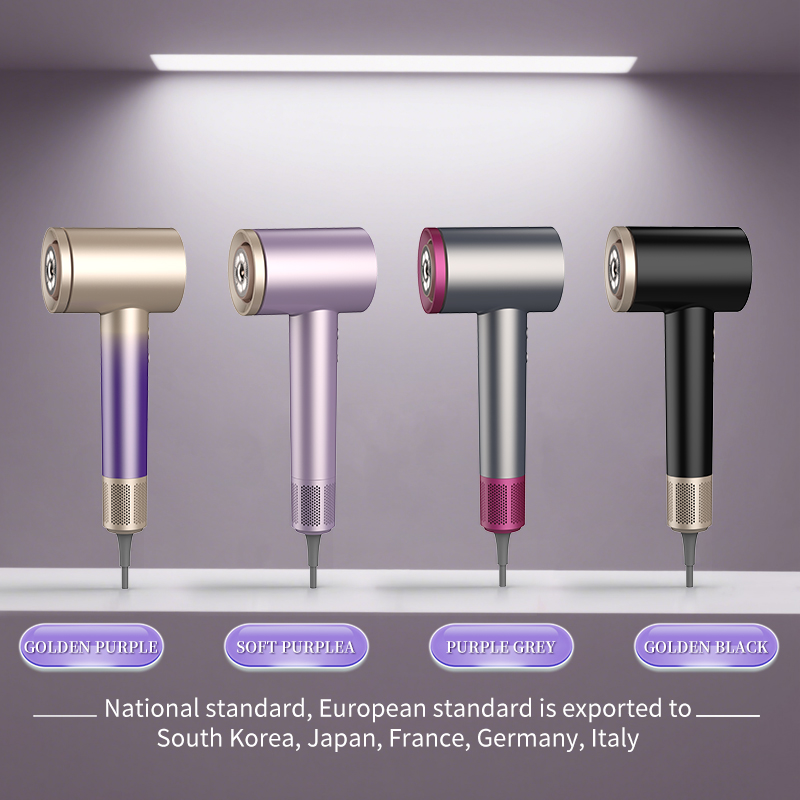 Four colors hair dryer with essential oil