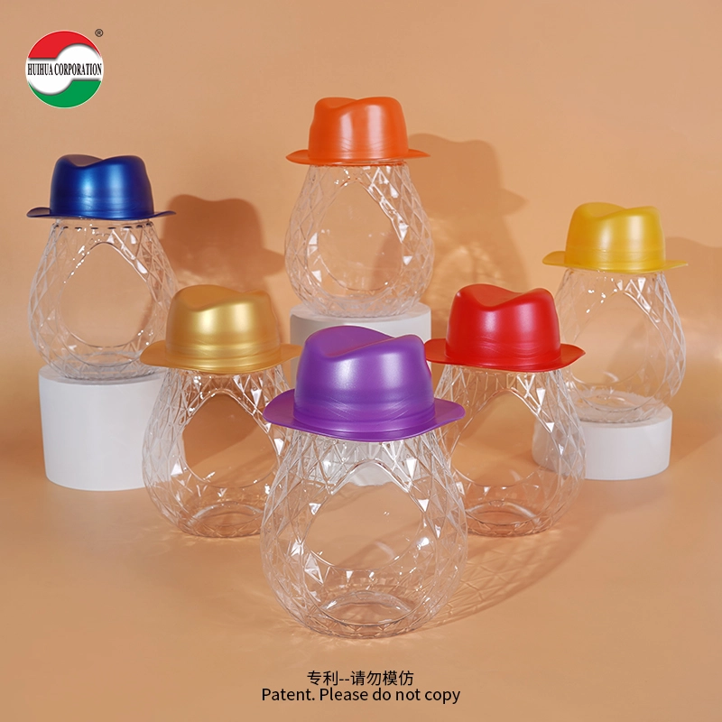 Patent water shape clear PET jar - Huihua Patent water shape clear PET jar - Huihua
