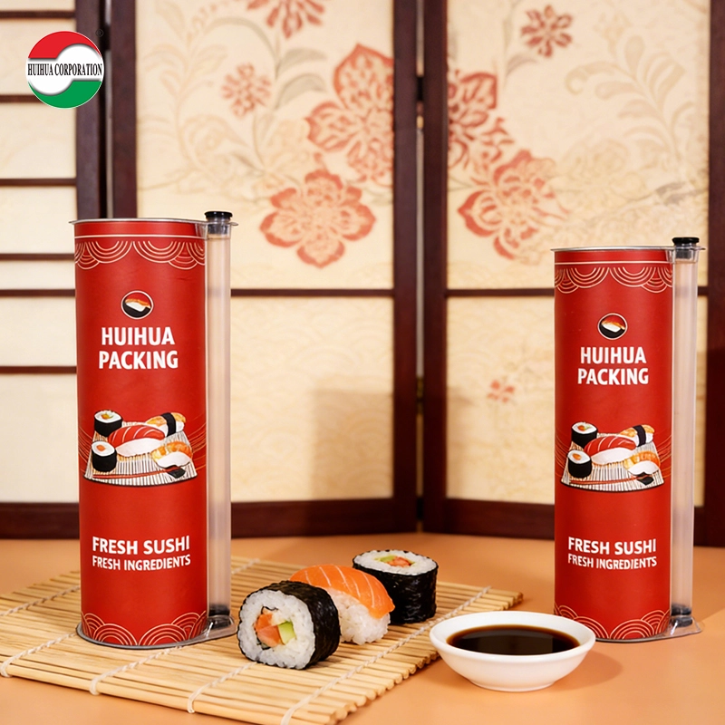 custom paper tube for sushi - Huihua