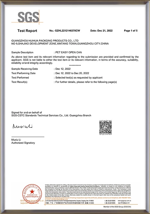 Aluminum-Can-Inspection-Report - Huihua