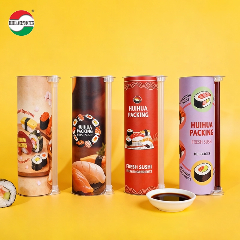 custom sushi paper tube - Huihua