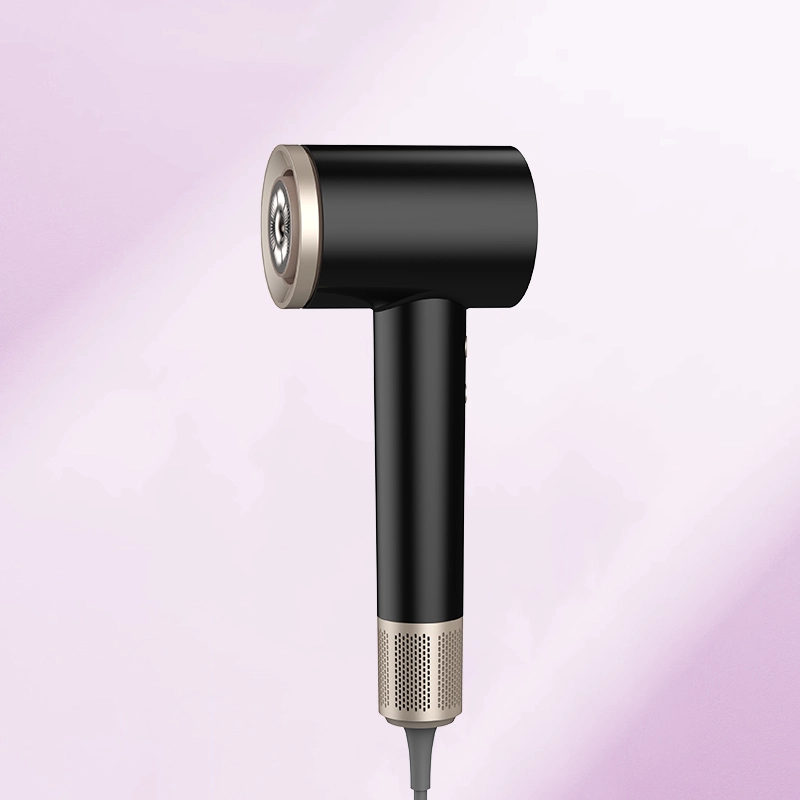 gloden black hair dryer with essential oil - Huihua