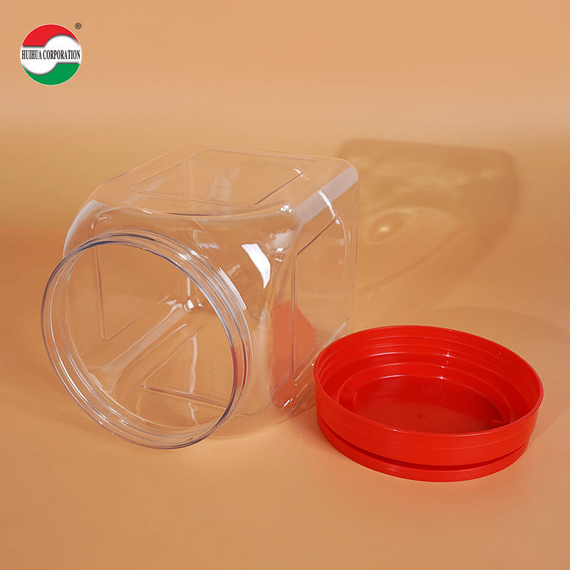 PET Plastic Jar With Handle Lid PET Plastic Jar With Handle Lid