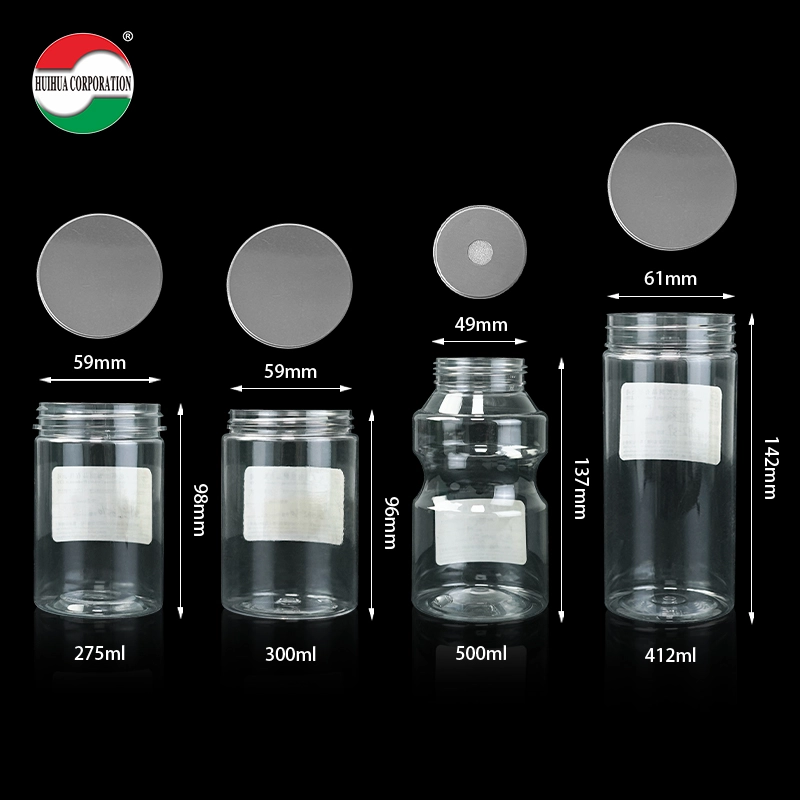 PET jar with screw lids - Huihua