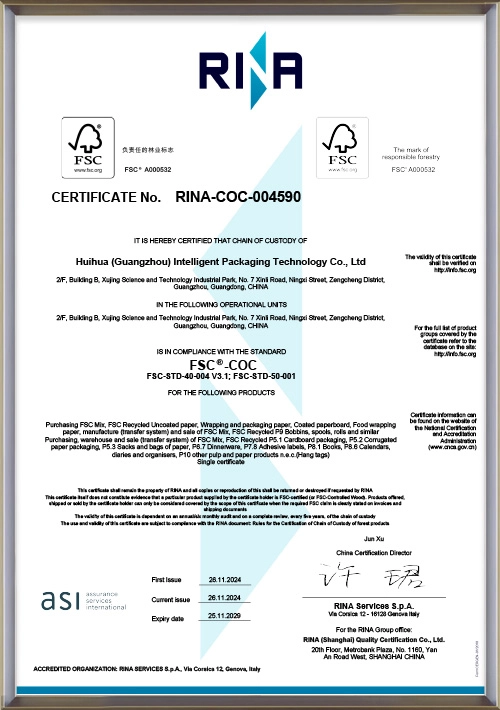 Forest-Certification-Certificate - Huihua